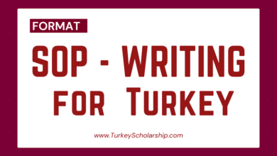 SOP (Statement of Purpose) for Turkish Government Scholarship